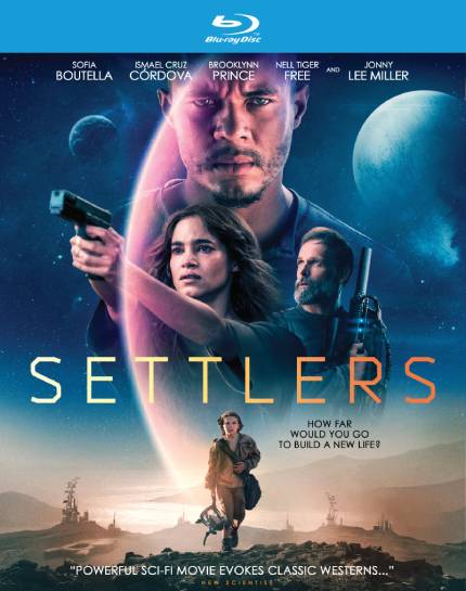 SETTLERS Blu-ray Giveaway, Sofia Boutella Led Sci-fi on Blu-ray Next Week
